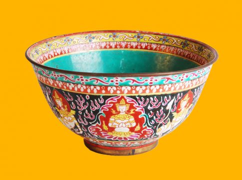 ชามเบญจรงค์